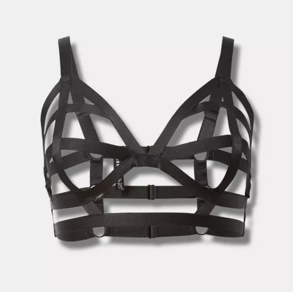 Torrid Black Strappy Ballet Harness